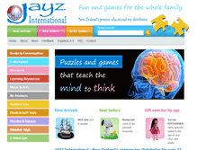 Tablet Screenshot of jayz.co.nz